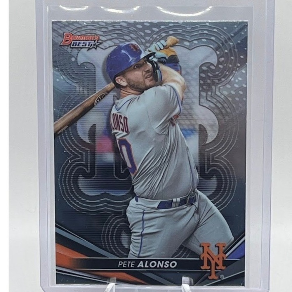 Pete Alonso 2022 Bowman's Best 57 MLB New York Mets Baseball Card